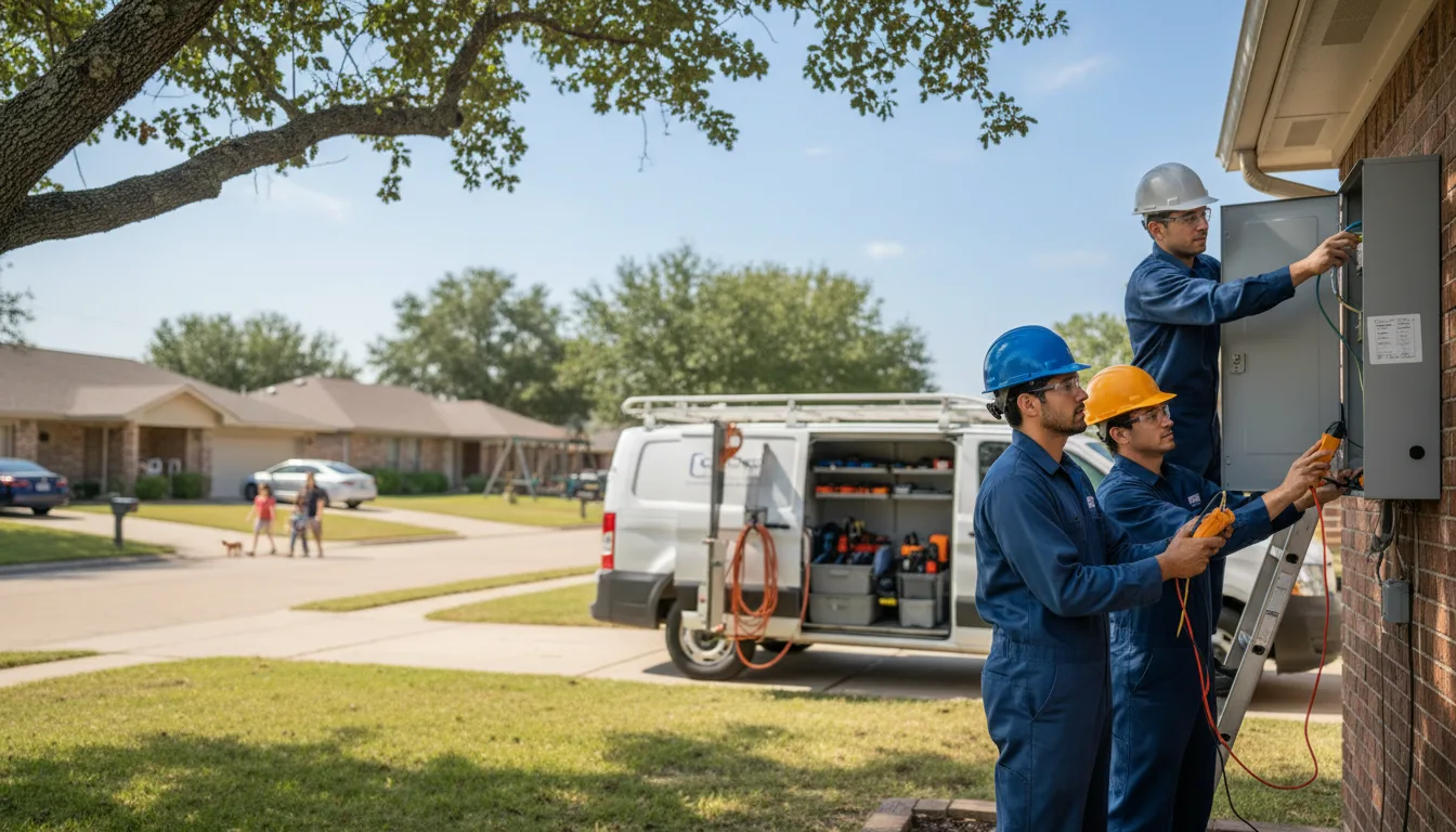 Certified electrician providing emergency electrical services in Gleason, TN